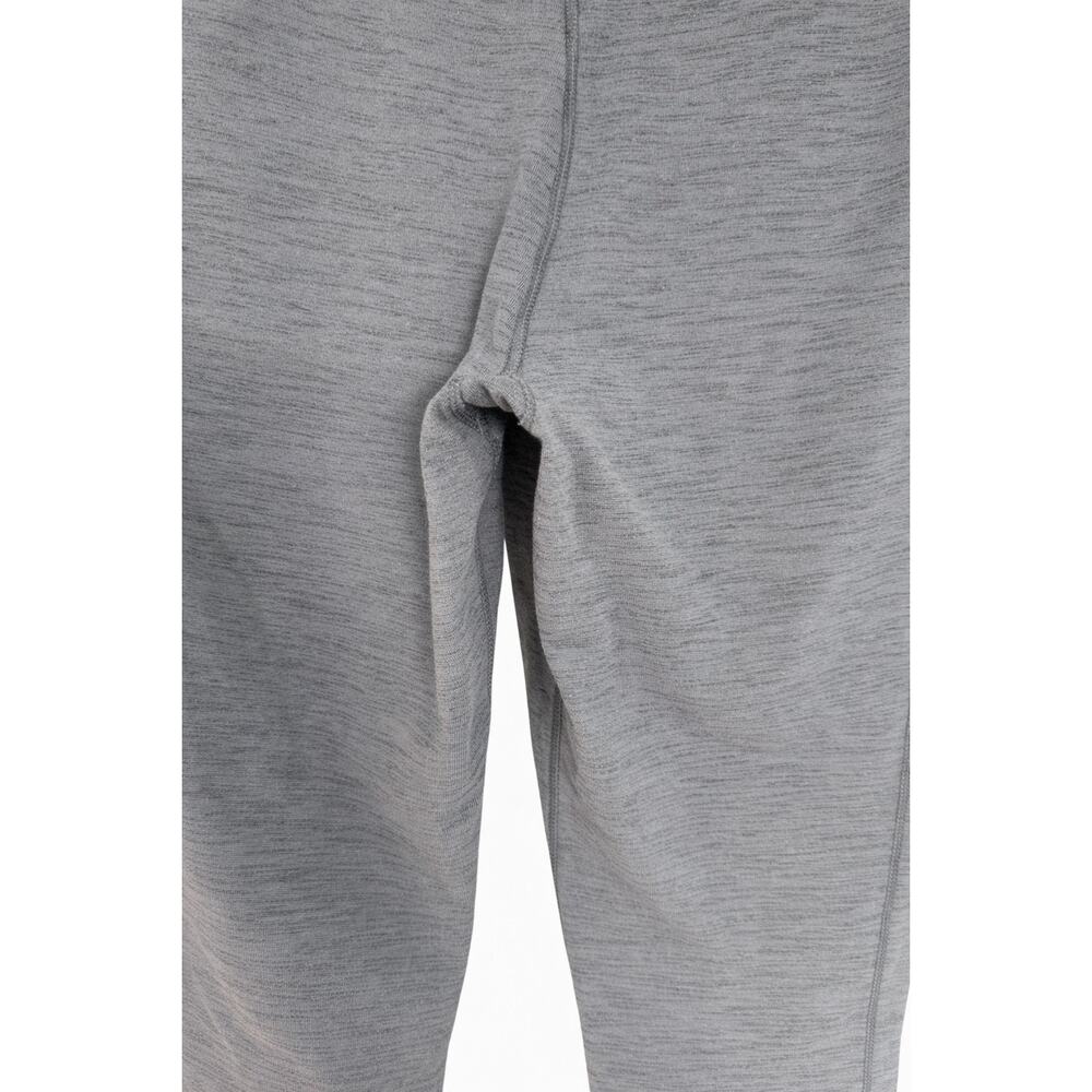 Nike Dri-FIT Capri Leggings Womens Large Gray Heather Athleisure Yoga Pilates - Picture 5 of 8